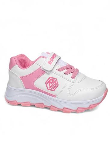 Hkursat Rmd Beyaz Pembe Kız Çocuk Sneaker Spor Ayakkabı
