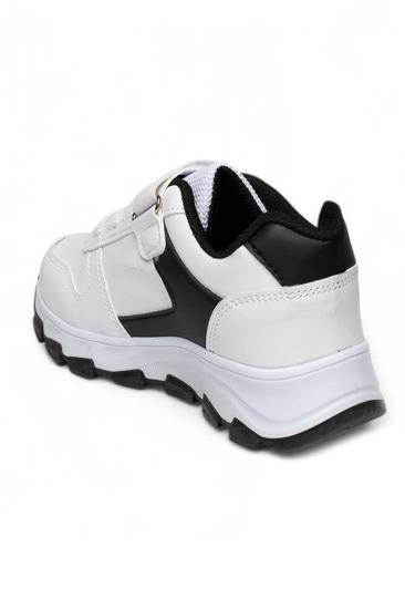 Hkursat Rmd Beyaz Siyah Erkek Çocuk Spor Ayakkabı