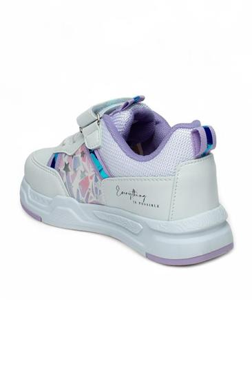 Hkursat Als Beyaz Lila Cilt Kız Çocuk Sneaker Spor Ayakkabı