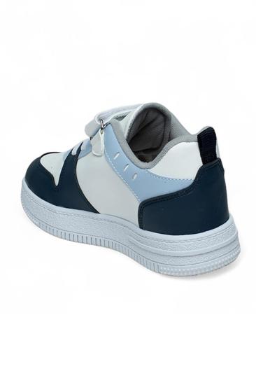 Hkursat Lnt Beyaz Mavi Erkek Çocuk Sneaker Spor Ayakkabı