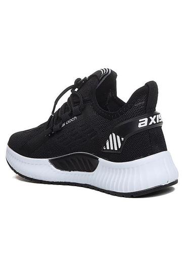 Hkursat Axs Siyah Beyaz Triko Erkek Sneaker Spor Ayakkabı