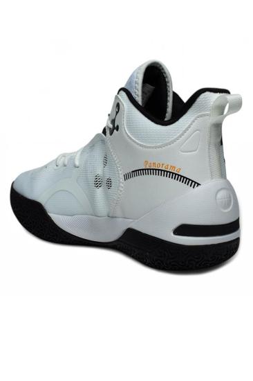 Hkursat Pnr Beyaz Siyah Triko Erkek Basket Spor Ayakkabı