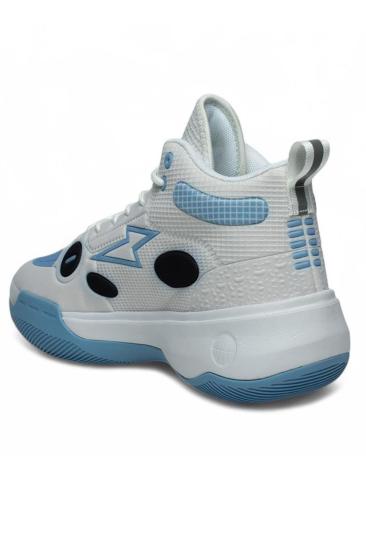 Hkursat Pnr Beyaz Mavi Triko Erkek Basket Spor Ayakkabı