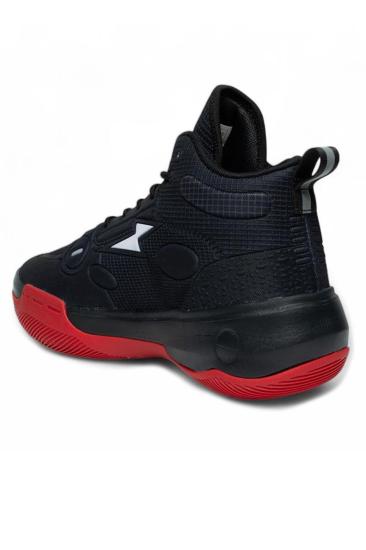 Hkursat Pnr Siyah Kırmızı Triko Erkek Basket Spor Ayakkabı