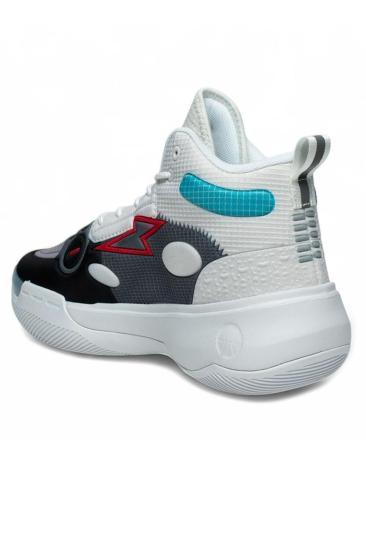 Hkursat Pnr Beyaz Turkuaz Triko Erkek Basket Spor Ayakkabı