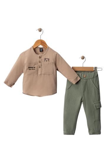 Hkursat Cnz Erkek Çocuk Gömlekli 2 Li Takım 5-8 Yaş