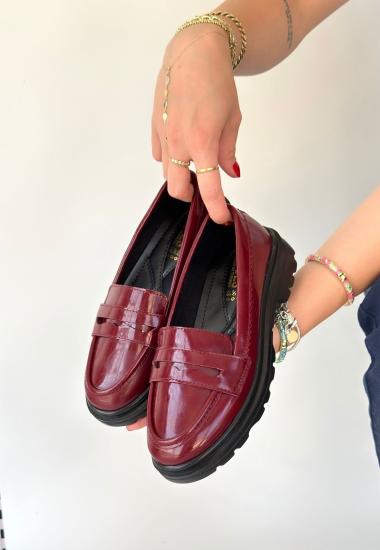 Hkursat Narli Bordo Rugan Oxford Ayakkabı