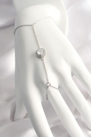 Hkursat 316L Çelik Gümüş Renk Kalp Model Şahmeran