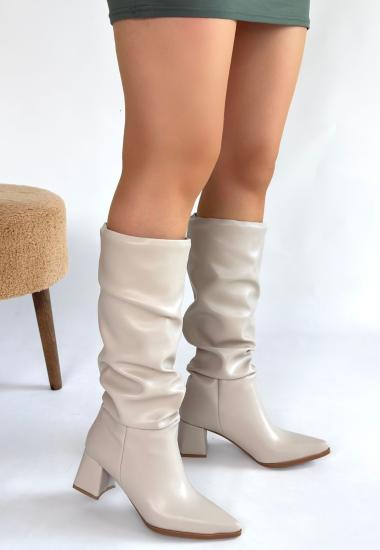 Bluefeet Ten Cilt Kadın Topuklu Çizme