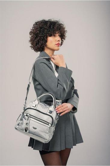 Hkursat Weta Gri Cilt Kol Ve Omuz Çantası