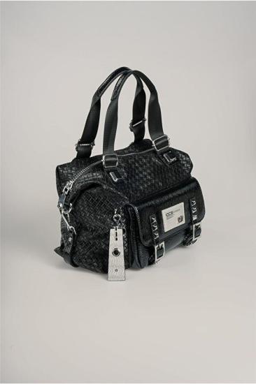 Hkursat Wawin Siyah Cilt Omuz Çantası