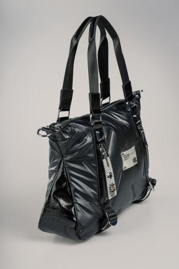 Hkursat Tiven Siyah Cilt Omuz Ve Kol Çantası