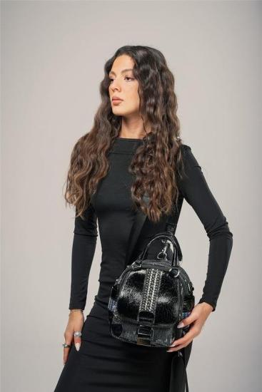 Hkursat Atey Siyah Cilt Kol Ve Omuz Çantası