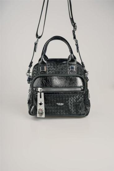 Şaty Siyah Cilt Ve Omuz Çantası