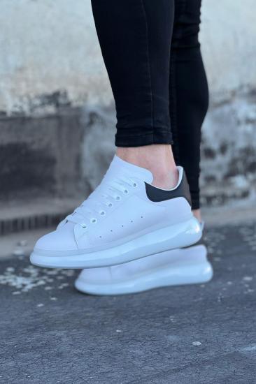 Hkursat HK095 Beyaz Siyah Erkek Casual Ayakkabı