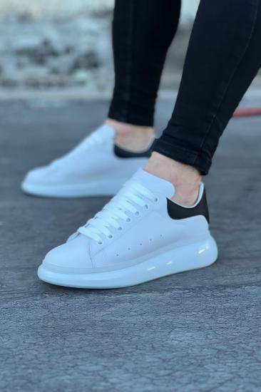 Hkursat HK095 Beyaz Siyah Erkek Casual Ayakkabı