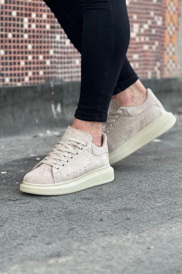Hkursat HK096 Bej Süet Günlük Erkek Casual Ayakkabı