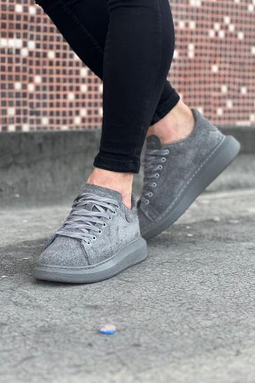Hkursat HK096 Gri Süet Günlük Erkek Casual Ayakkabı