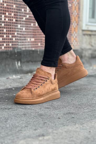 Hkursat HK096 Taba Süet Günlük Erkek Casual Ayakkabı