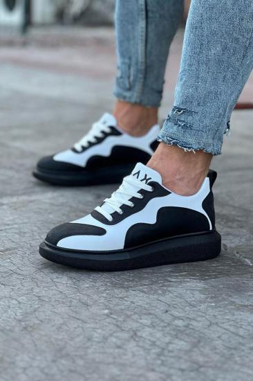 Hkursat HK301 Kömür Beyaz Erkek Casual Ayakkabı