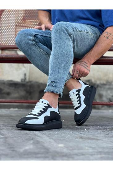 Hkursat HK301 Kömür Beyaz Erkek Casual Ayakkabı