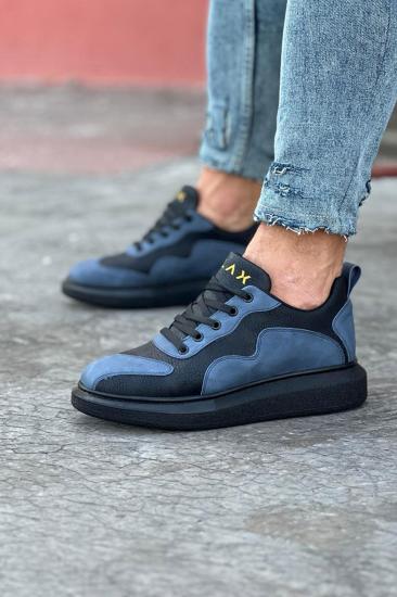 Hkursat HK301 Kömür Mavi Erkek Casual Ayakkabı