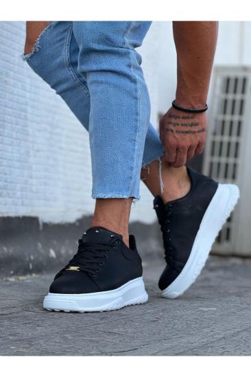 Hkursat HK501 Siyah Erkek Yüksek Taban Ayakkabı
