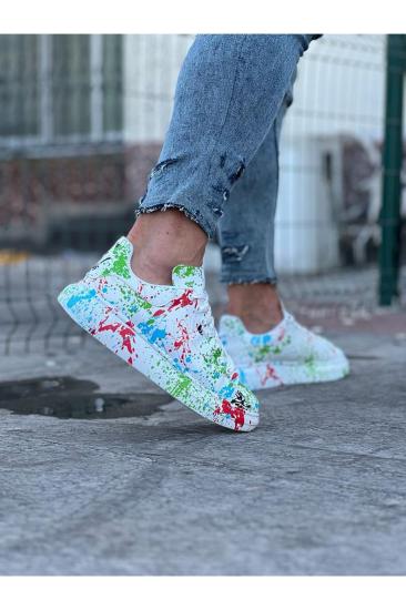 Hkursat HK501 Yeşil Boyalı Erkek Casual Ayakkabı