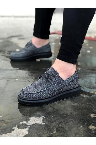 Hkursat HK503 Gri Kömür Erkek Günlük Ayakkabı