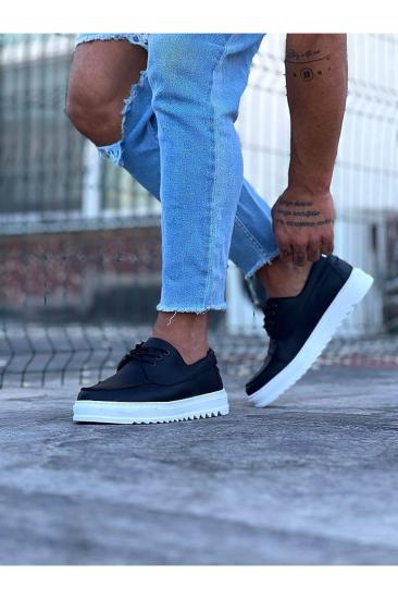 Hkursat HK506 Siyah Erkek Saraclı Casual Ayakkabı