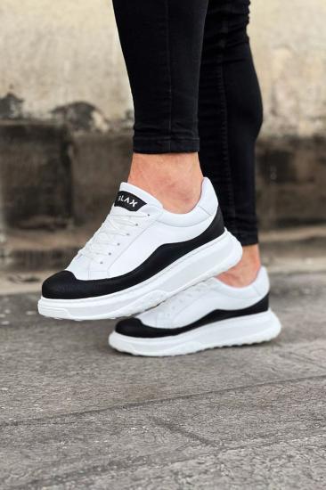 Hkursat HK507 Beyaz Siyah Günlük Erkek Ayakkabı