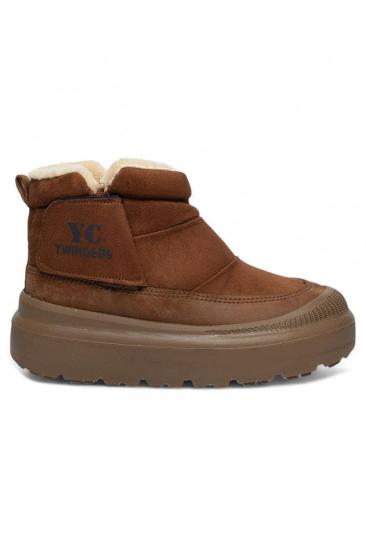 Bluefeet Twg İçi Kürklü Taba Süet Kadın Bot & Bootie NSB823