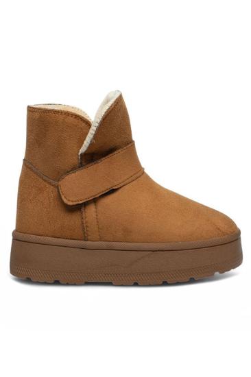 Bluefeet Gls Taba İçi Kürklü Nubuk Kadın Bot & Bootie