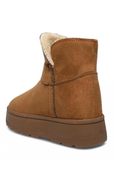 Bluefeet Gls Taba İçi Kürklü Nubuk Kadın Bot & Bootie
