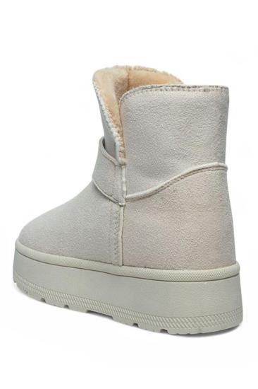 Bluefeet Gls Krem İçi Kürklü Nubuk Kadın Bot & Bootie