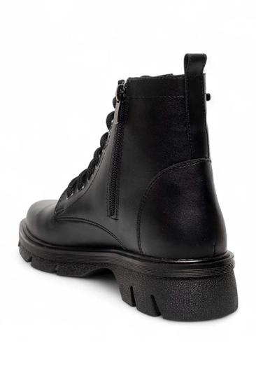 Bluefeet Gls Siyah İçi Kürklü Cilt Kadın Bot & Bootie