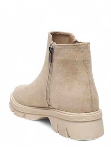 Bluefeet Bej Termal Astar Süet Kadın Bot & Bootie NSB940