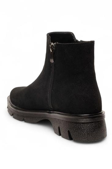 Bluefeet Siyah Termal Astar Süet Kadın Bot & Bootie NSB940