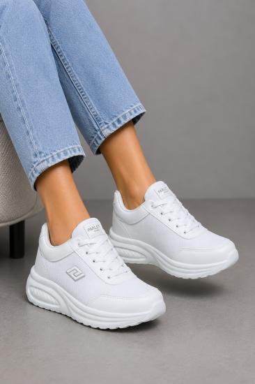 Bluefeet Prl Beyaz Anorak Kadın Sneaker Spor Ayakkabı 724