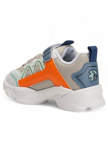 Deep Kids Beyaz Buz Fileli Kız Çocuk Spor Ayakkabı