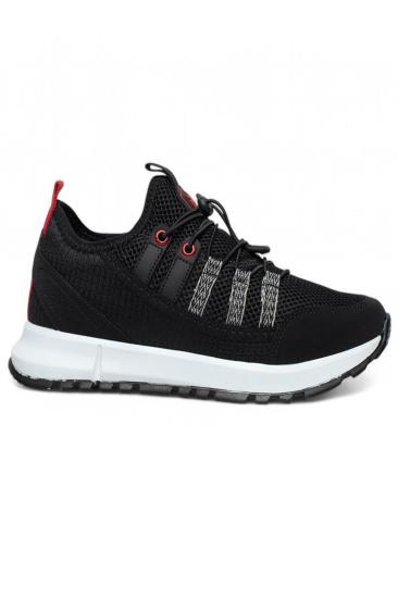 Bluefeet Glc Siyah Erkek Fileli Sneaker Spor Ayakkabı