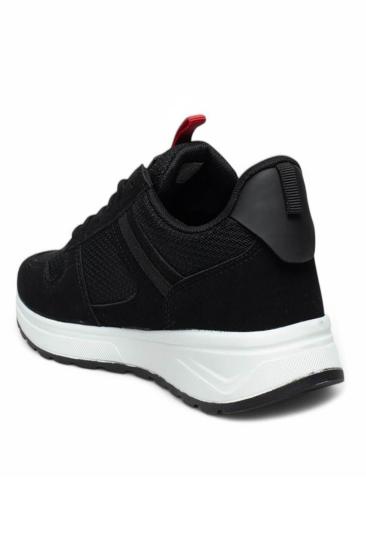 Bluefeet Glc Siyah Kırmızı Erkek Fileli Spor Ayakkabı