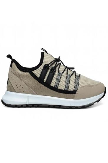 Bluefeet Glc Bej Erkek Fileli Sneaker Spor Ayakkabı