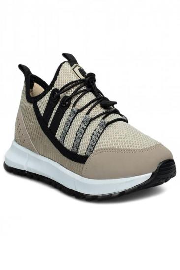 Bluefeet Glc Bej Erkek Fileli Sneaker Spor Ayakkabı