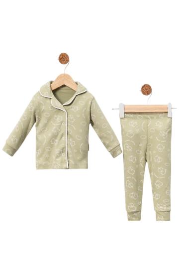 Bluefeet Yeşil Pijama Takımı 6 Ay,9 Ay,12 Ay Erkek Bebek