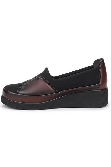 Bluefeet Bordo Günlük Rahat Taban Anne Ayakkabı HS00320