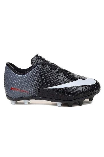 Bluefeet Wlk Siyah Beyaz Krampon Erkek Çocuk Futbol Ayakkabı