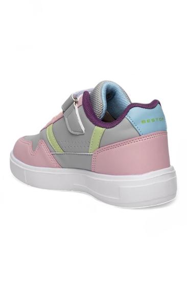 Bluefeet Bst Buz Pudra Cilt Kız Çocuk Sneaker Spor Ayakkabı