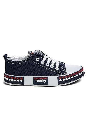 Bluefeet Rck Lacivert Keten Erkek Çocuk Sneaker Spor Ayakkabı