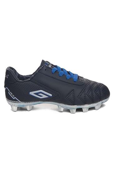 Bluefeet Dgn Siyah Mavi Erkek Çocuk Krampon Futbol Ayakkabı